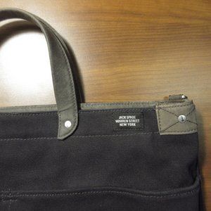 Jack Spade - Industrial Canvas Dipped York Brief - Black / Black